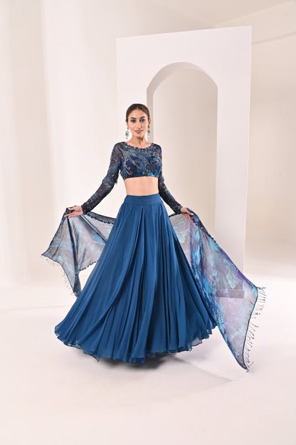 Printed Lehnga Set