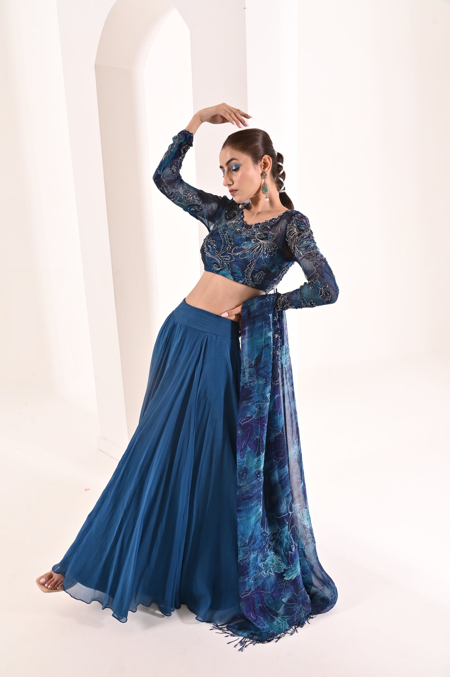 Printed Lehnga Set