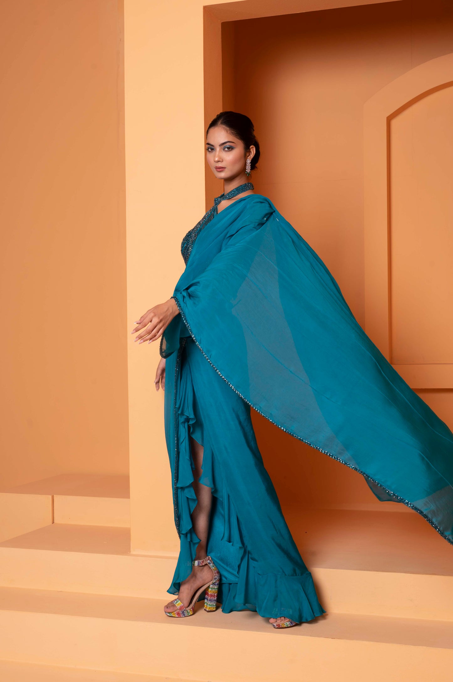 Drape Sarees with Blouse