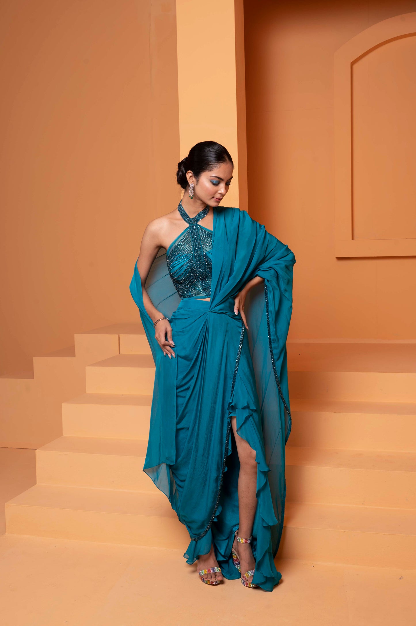 Drape Sarees with Blouse